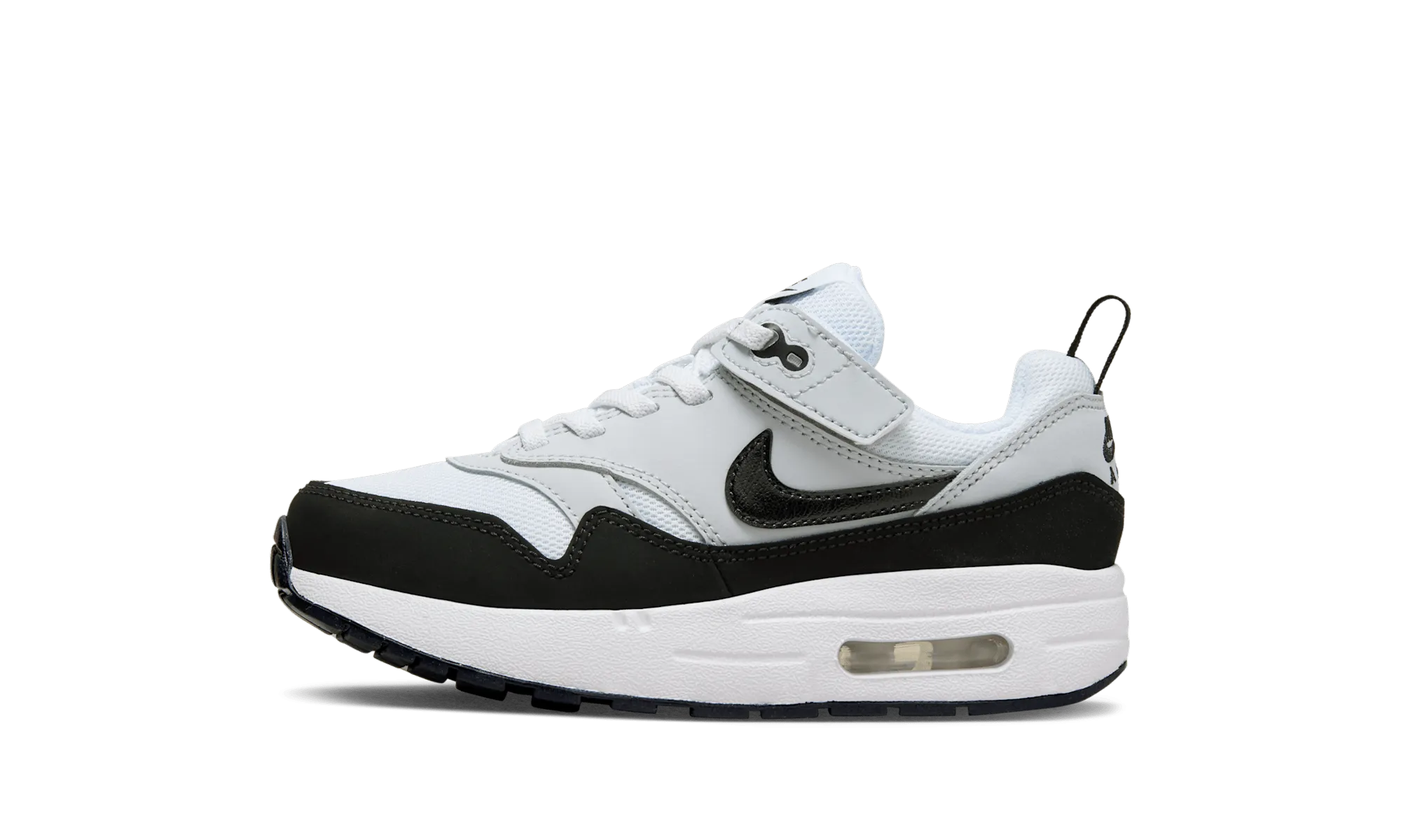 Air Max 1 EasyOn PS "White Black" Nike Pre School shoes