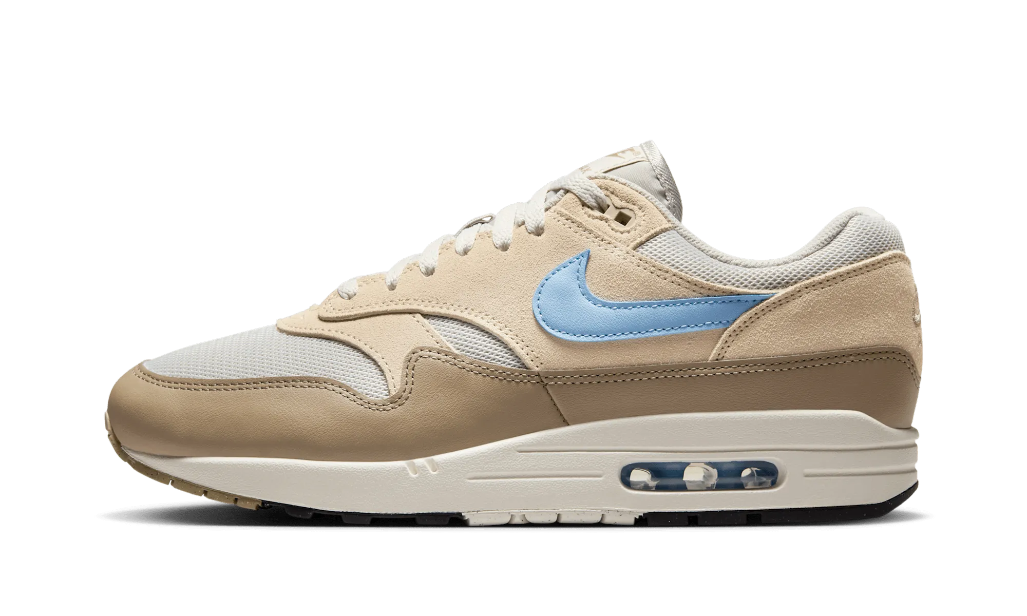Air Max 1 Essential "Light Bone Psychic Blue" Nike Mens shoes