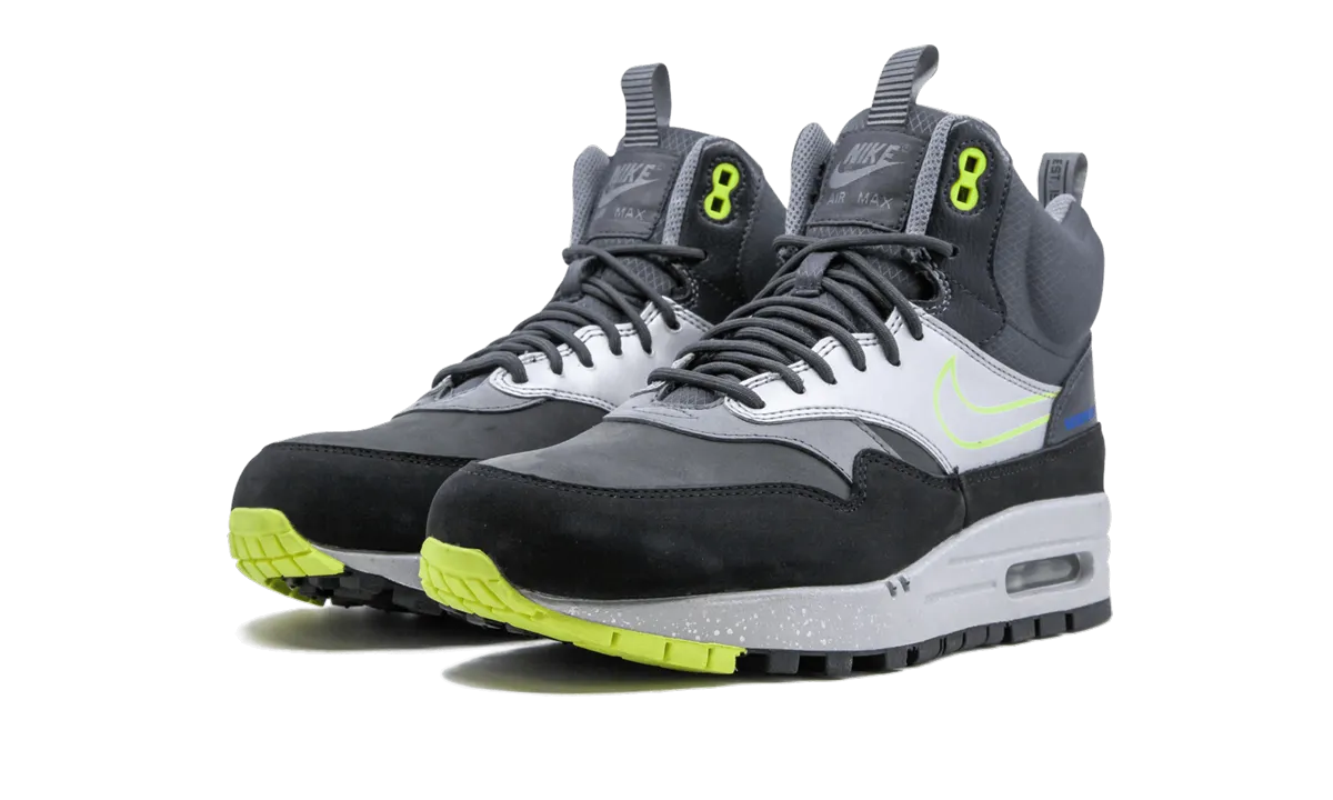 AIR MAX 1 MID SNKRBT P MNS WMNS "Black Volt" nike womens casual sneakers