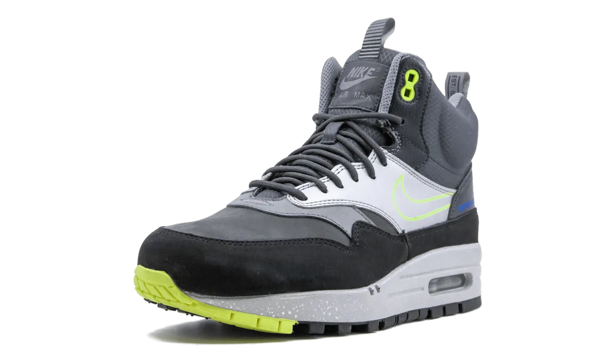 AIR MAX 1 MID SNKRBT P MNS WMNS "Black Volt" nike womens casual sneakers