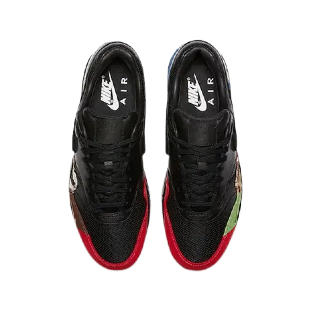 Air Max 1 Premium QS 'Master' Black Black University Red International Blue Pro Swing Golf Shoes