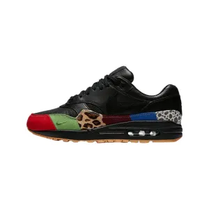 Air Max 1 Premium QS 'Master' Black Black University Red International Blue Nike Air Max style