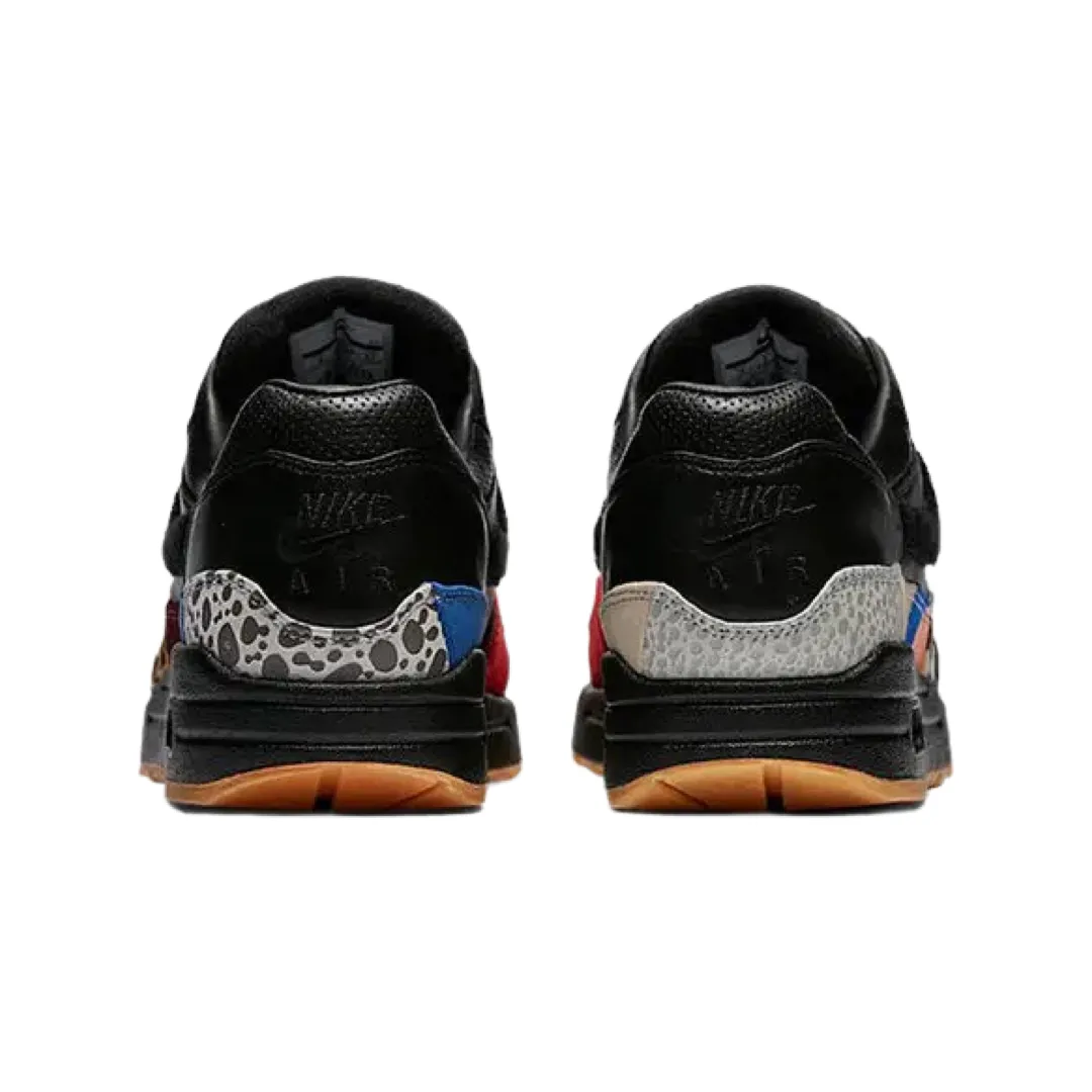 Air Max 1 Premium QS 'Master' Black Black University Red International Blue Pro Swing Golf Shoes