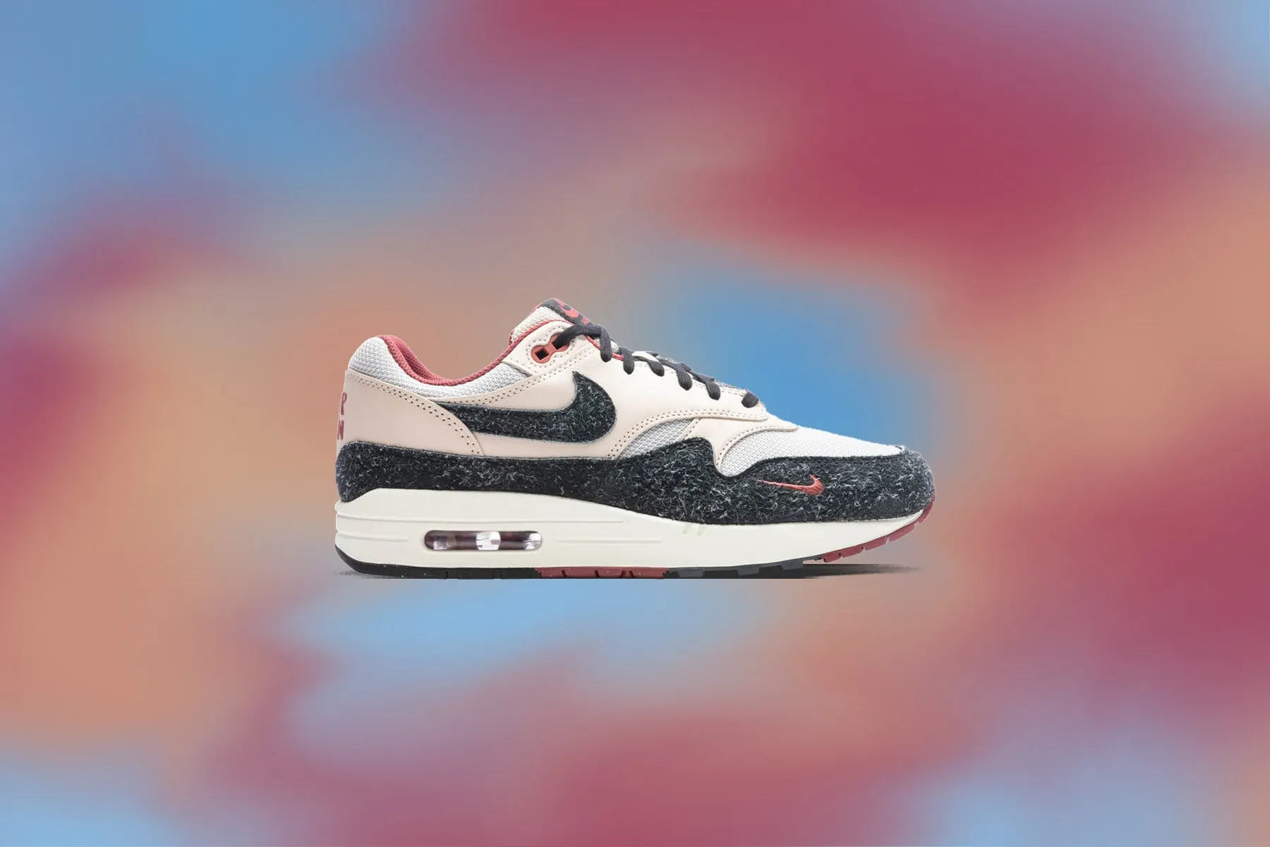 Air Max 1 PRM - Pearl White/Black/Vast Grey Nike Retro Lifestyle Shoes