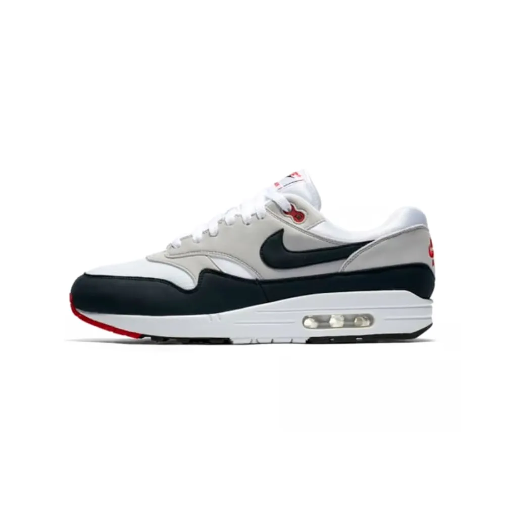 Air Max 1 "Anniversary" White Dark Obsidian University Red Pro Swing Golf Shoes