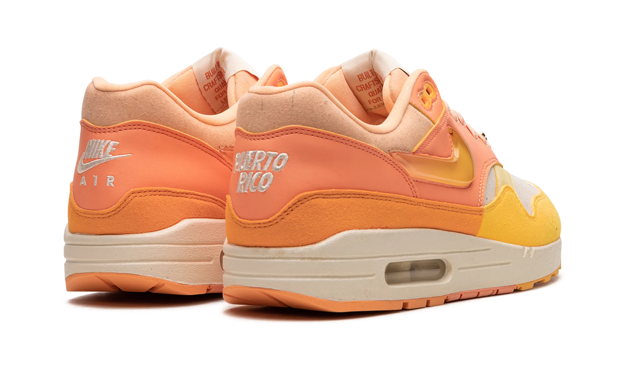 Air Max 1 "Puerto Rico - Orange Frost" nike mens sport sneakers