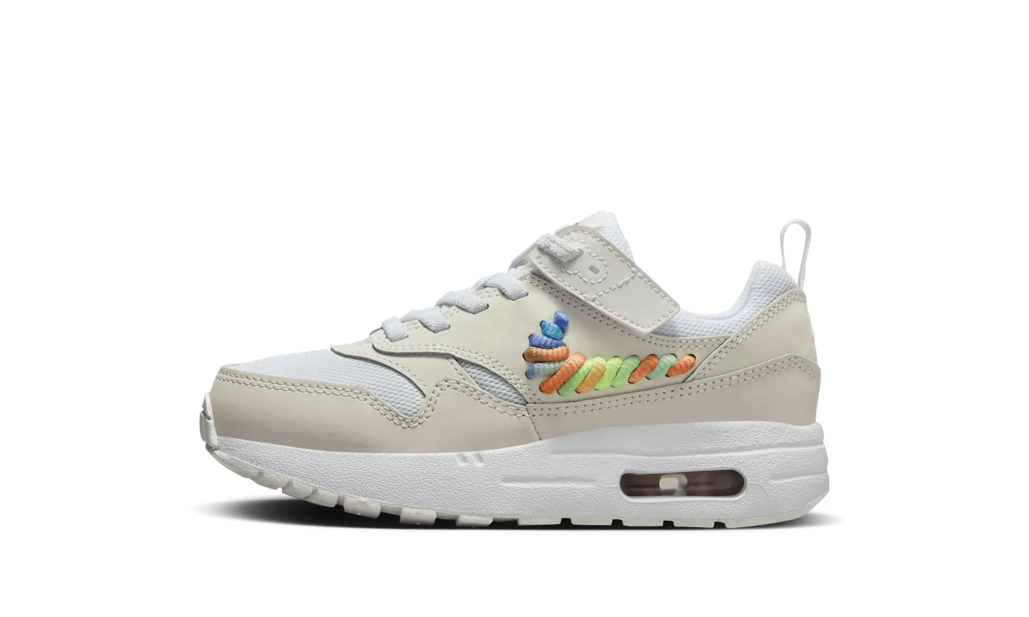 Air Max 1 SE EasyOn PS "White Summit White Terra Blush Multi-Color" Nike Pre School shoes