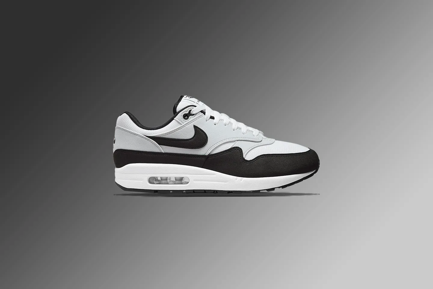 Air Max 1 - White/Black/Pure Platinum Nike Retro Lifestyle Shoes