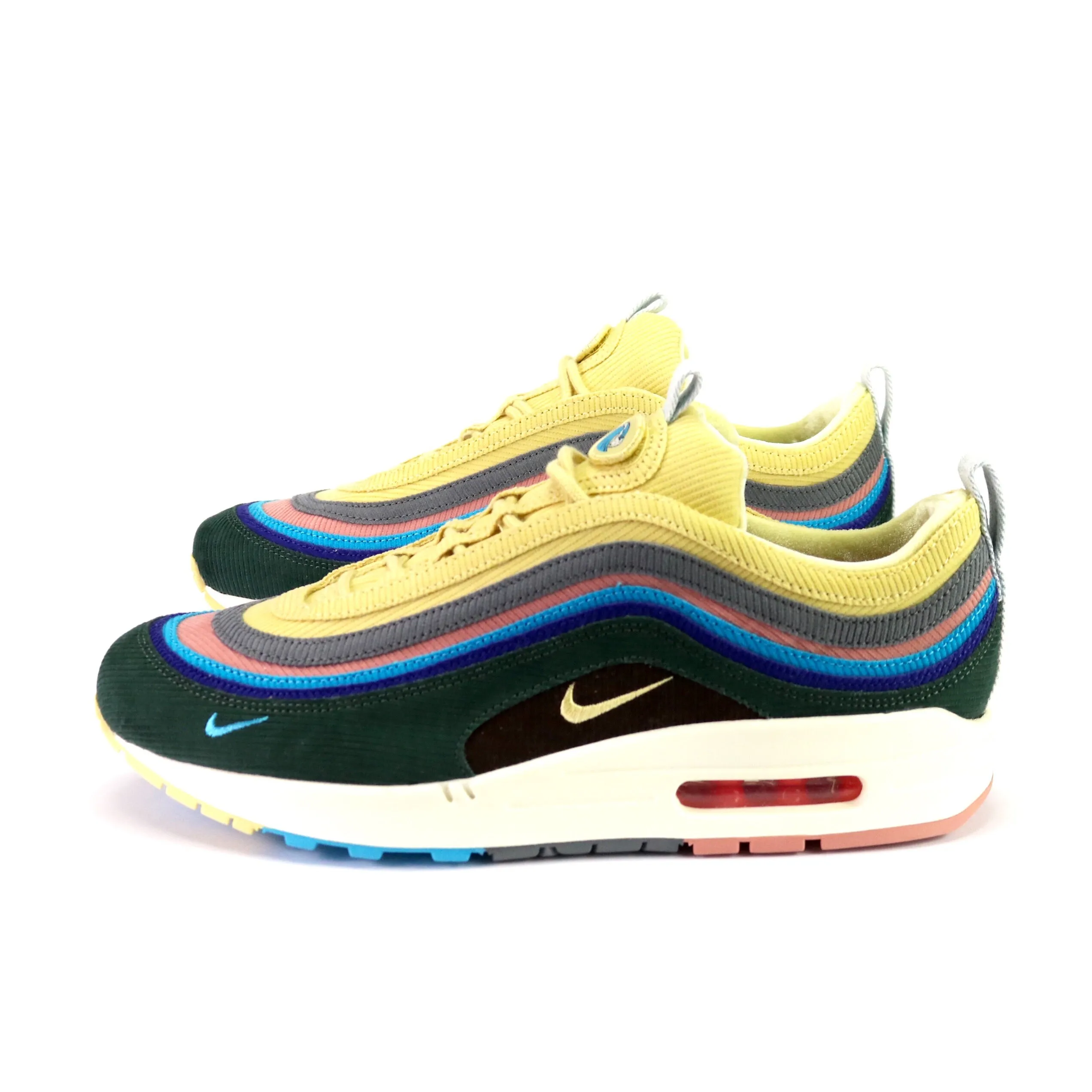 Air Max 1/97 VF Sean Wotherspoon Light Blue Fury Lemon Wash Pro Swing Golf Shoes
