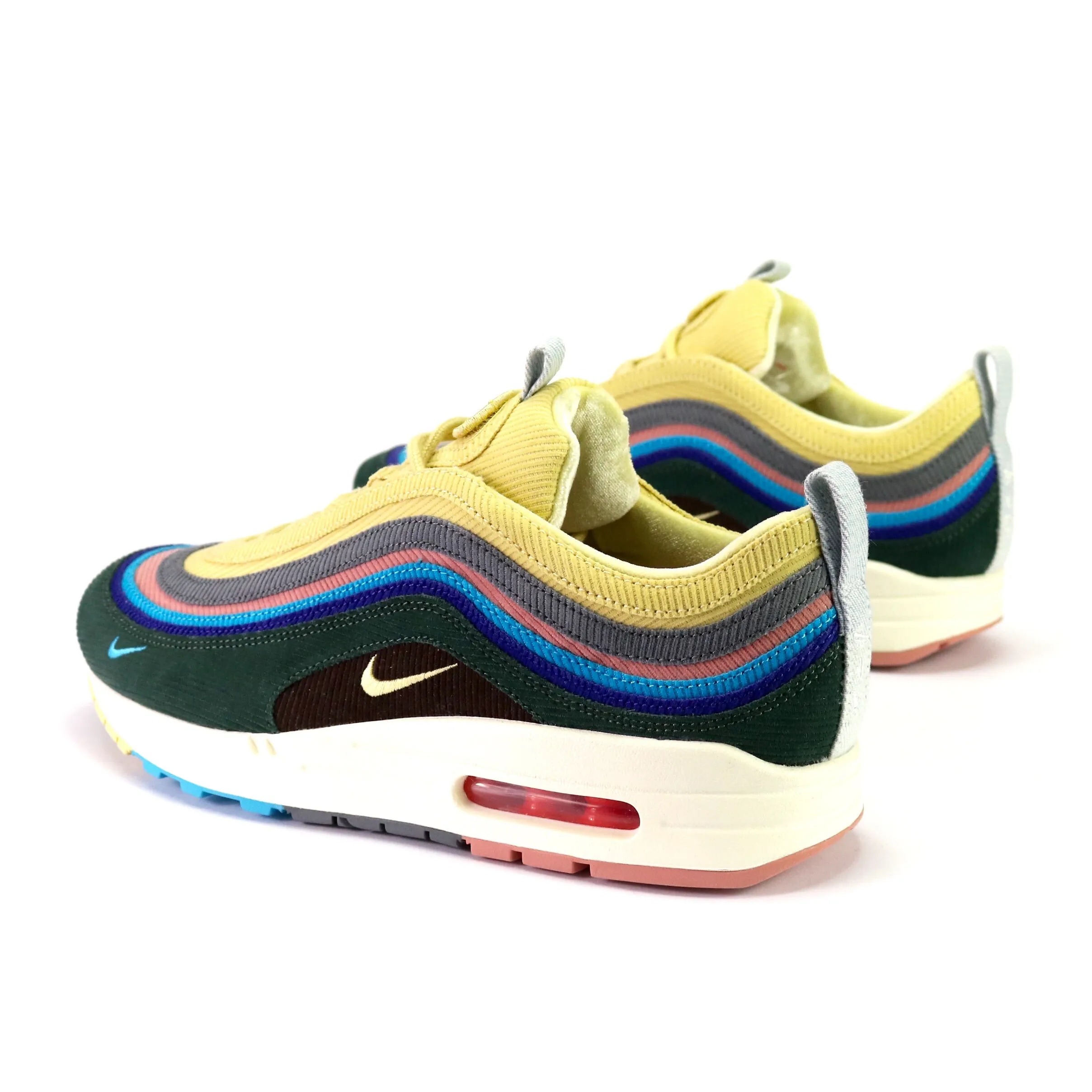 Air Max 1/97 VF Sean Wotherspoon Light Blue Fury Lemon Wash Pro Swing Golf Shoes