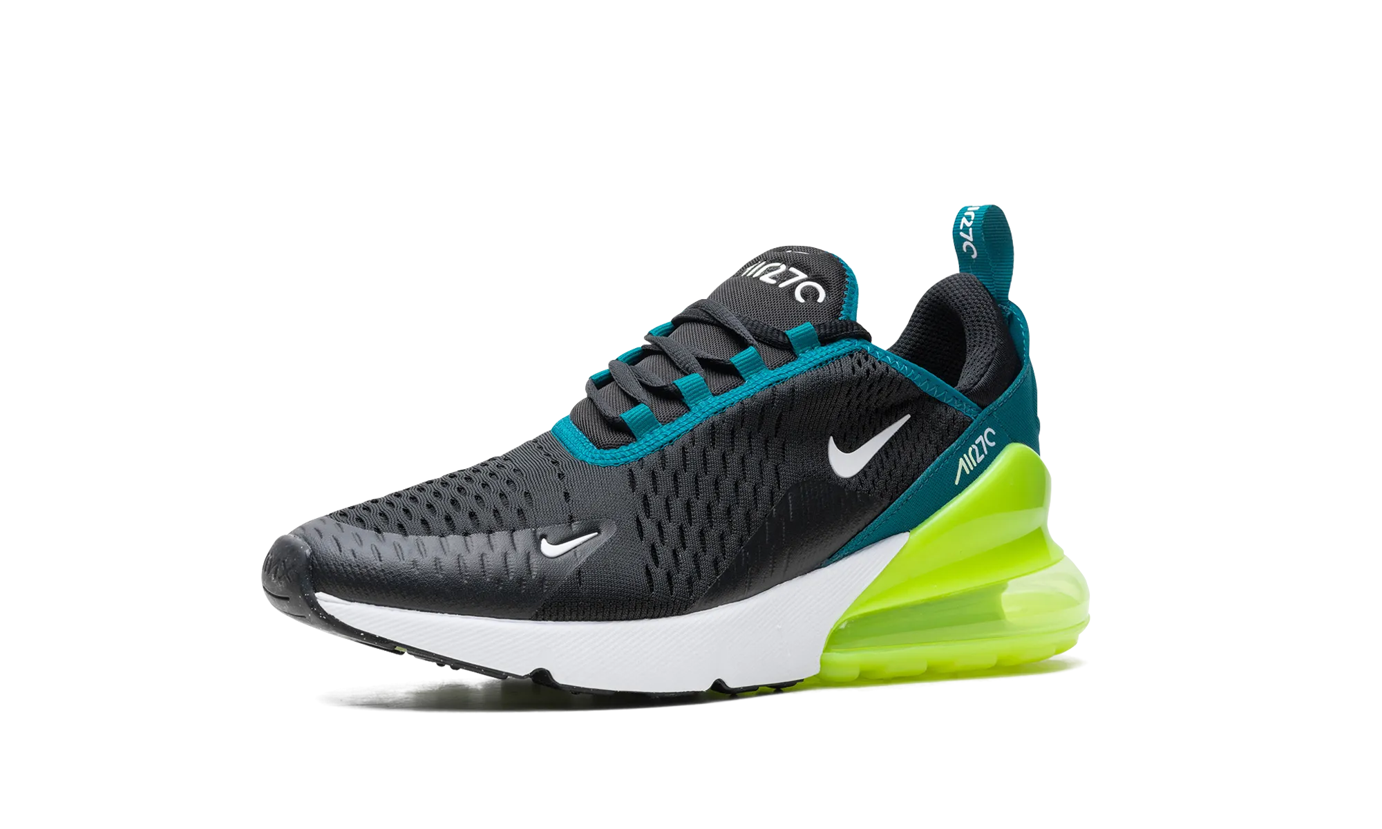 Air Max 270 GS "Black Bright Spruce Volt" nike school-ready sneakers