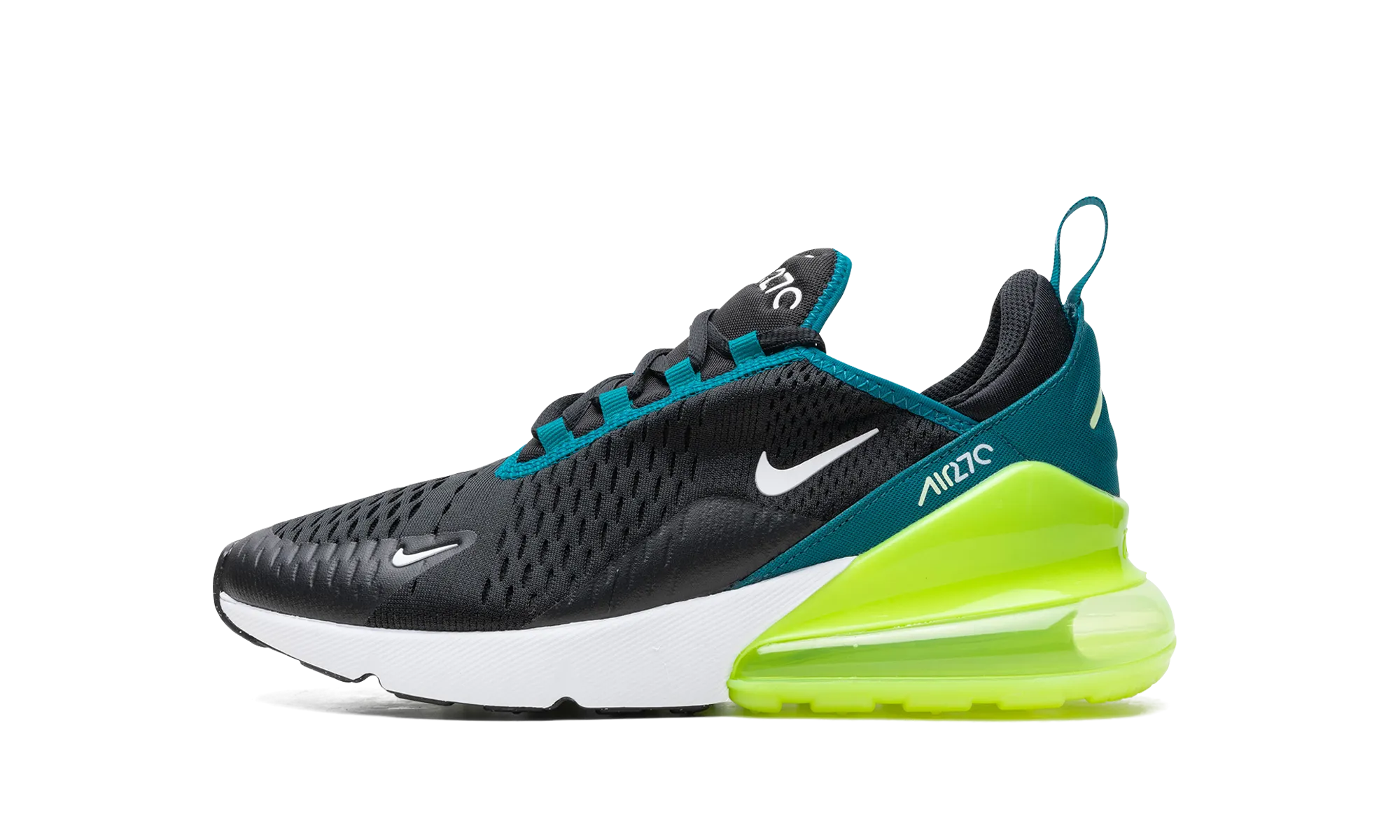 Air Max 270 GS "Black Bright Spruce Volt" Nike Grade School styles