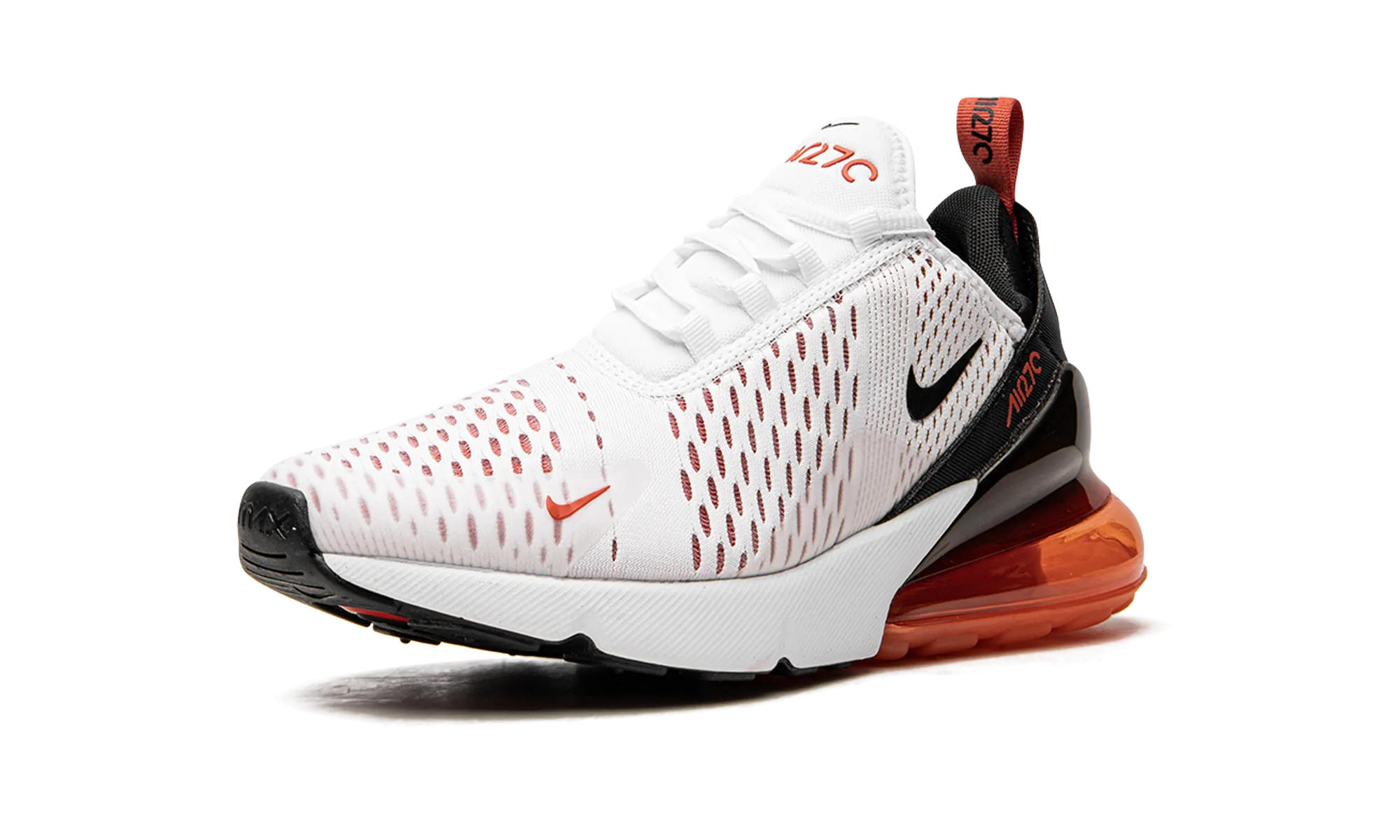 AIR MAX 270 MNS WMNS "White / Mantra Orange" nike womens mesh trainers