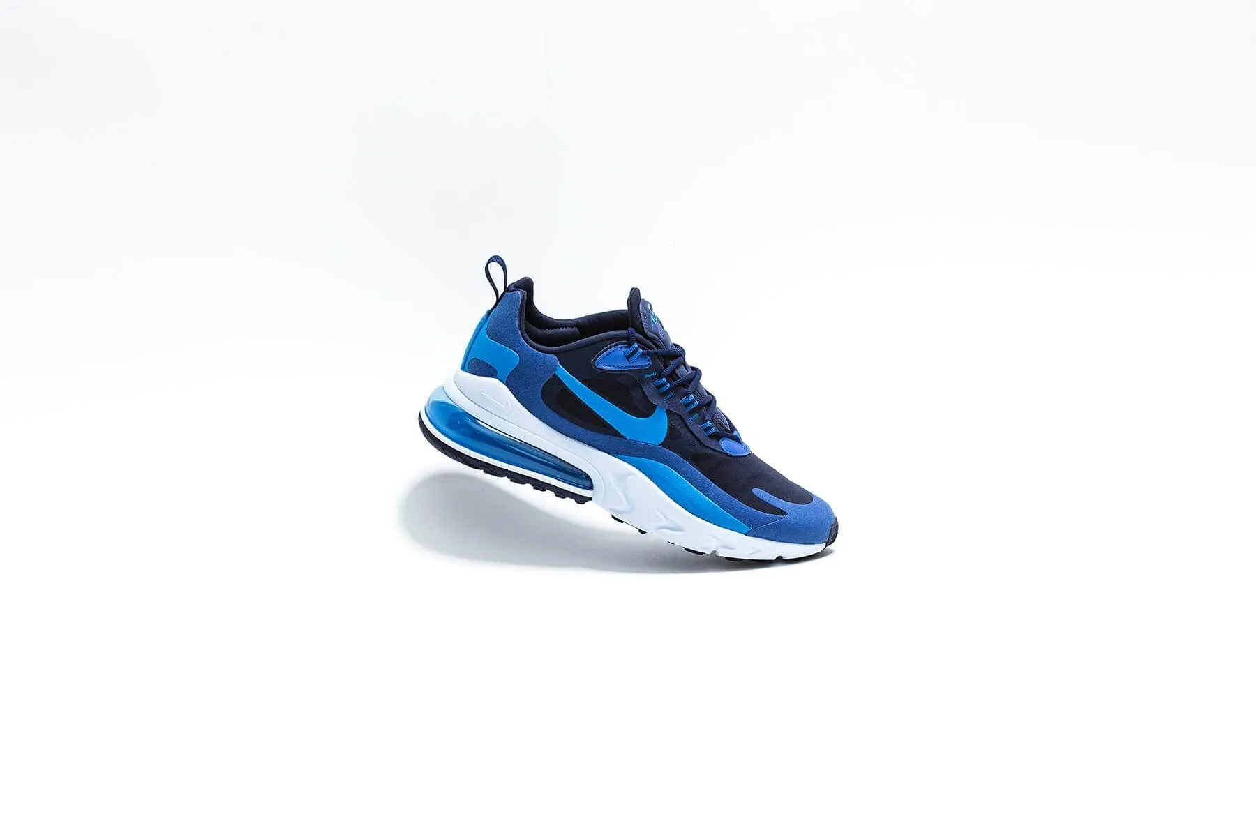 Air Max 270 React - Blue Void/Photo Blue/Game Royal Nike Foam Comfort Trainers