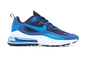 Air Max 270 React - Blue Void/Photo Blue/Game Royal Nike trainers with responsive foam