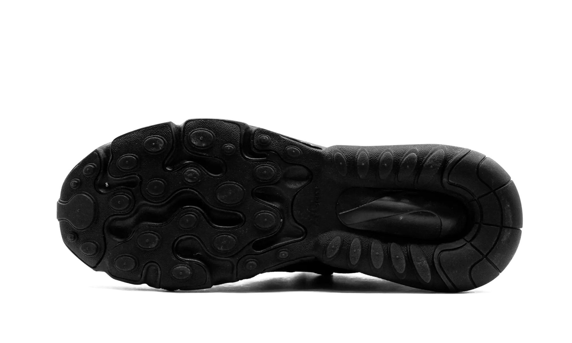 Air Max 270 React (GS) "Triple Black" nike grade school kids sneakers