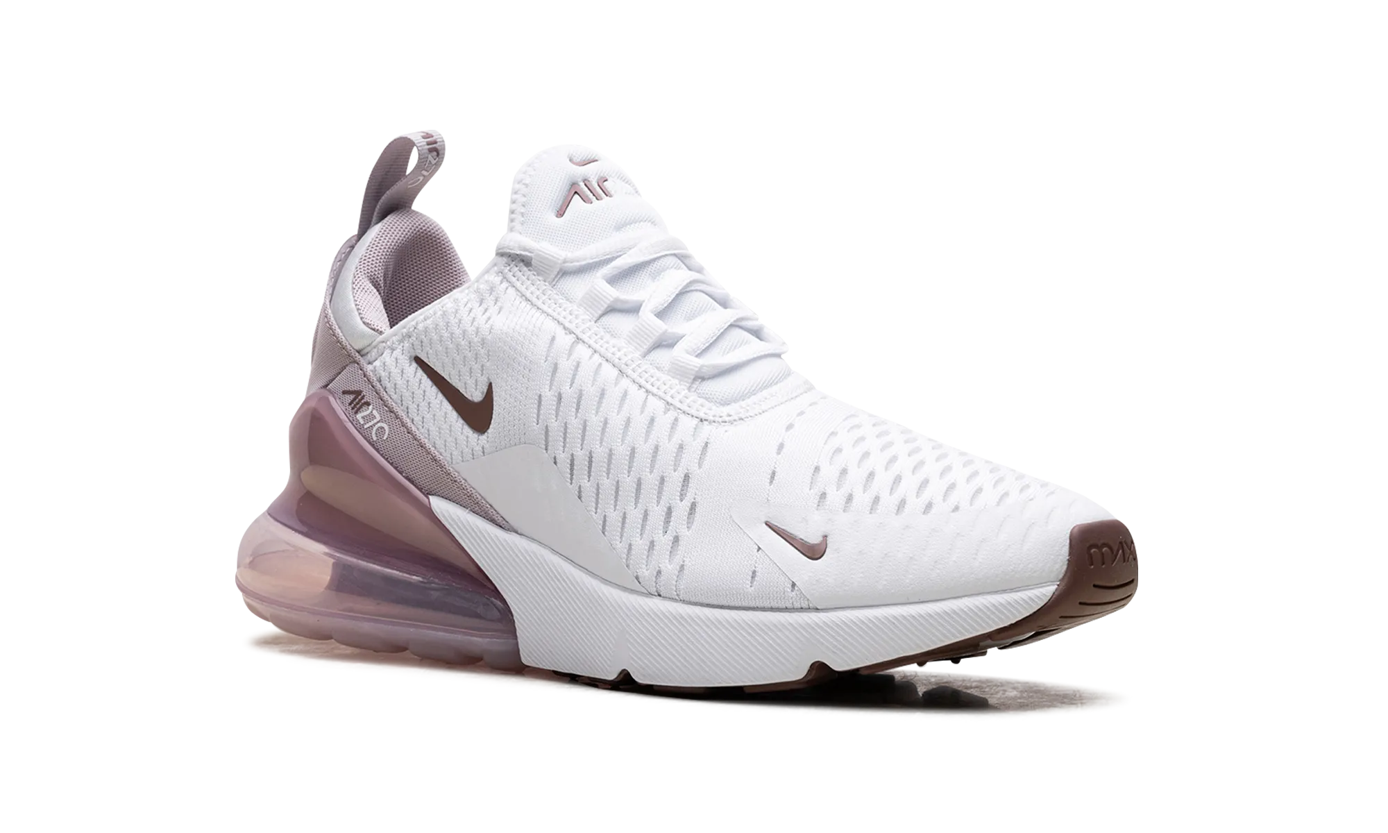 AIR MAX 270 WMNS "White Smokey Mauve Black Platinum Violet" nike womens breathable trainers