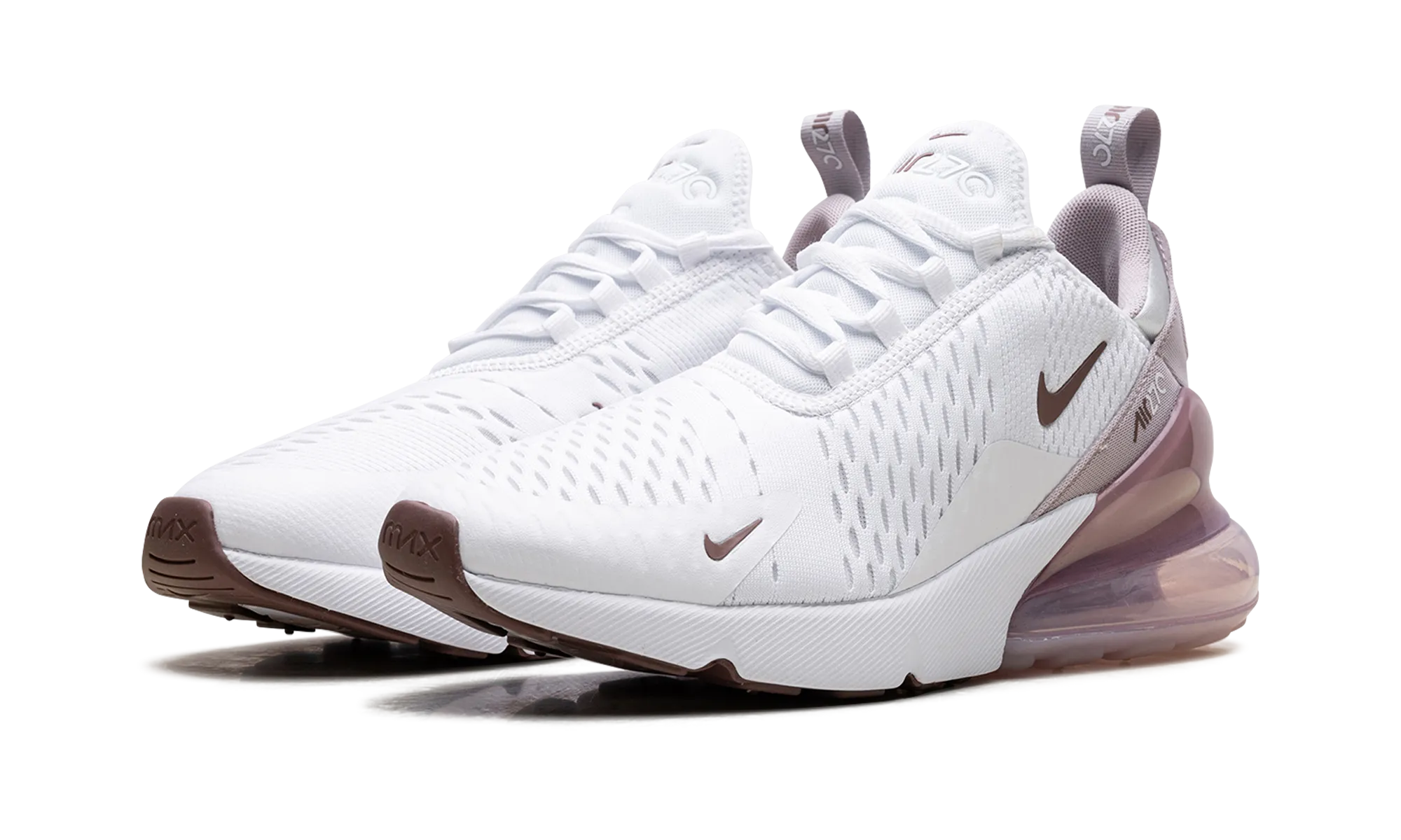 AIR MAX 270 WMNS "White Smokey Mauve Black Platinum Violet" nike womens breathable trainers