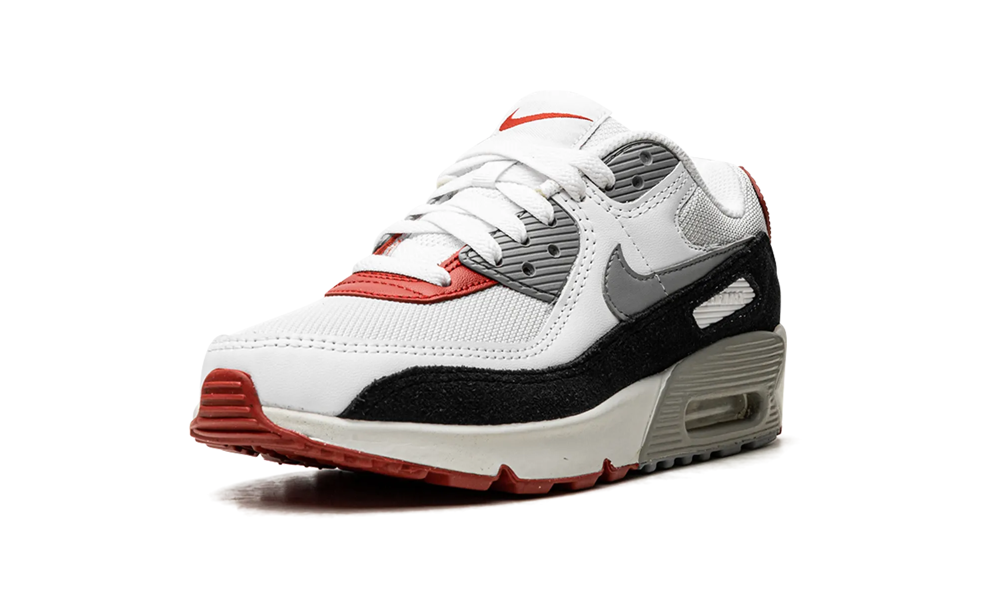 Air Max 90 GS "LTR Photon Dust Varsity Red" nike grade school kids sneakers