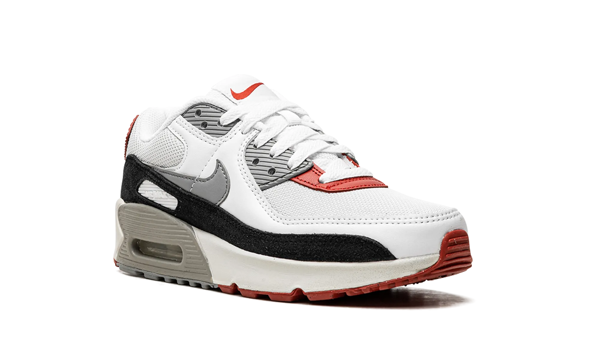 Air Max 90 GS "LTR Photon Dust Varsity Red" nike grade school kids sneakers