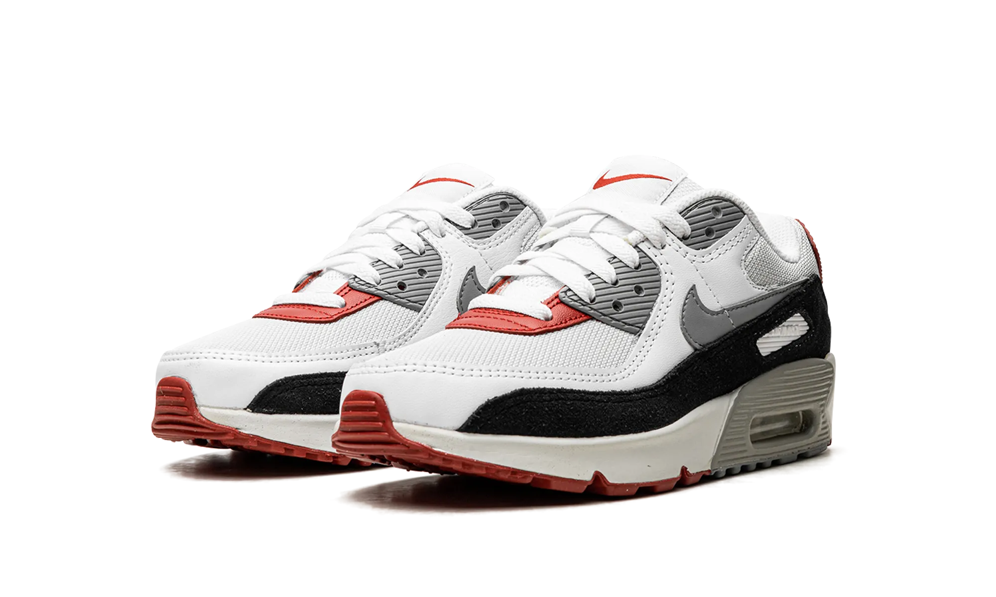 Air Max 90 GS "LTR Photon Dust Varsity Red" nike grade school kids sneakers