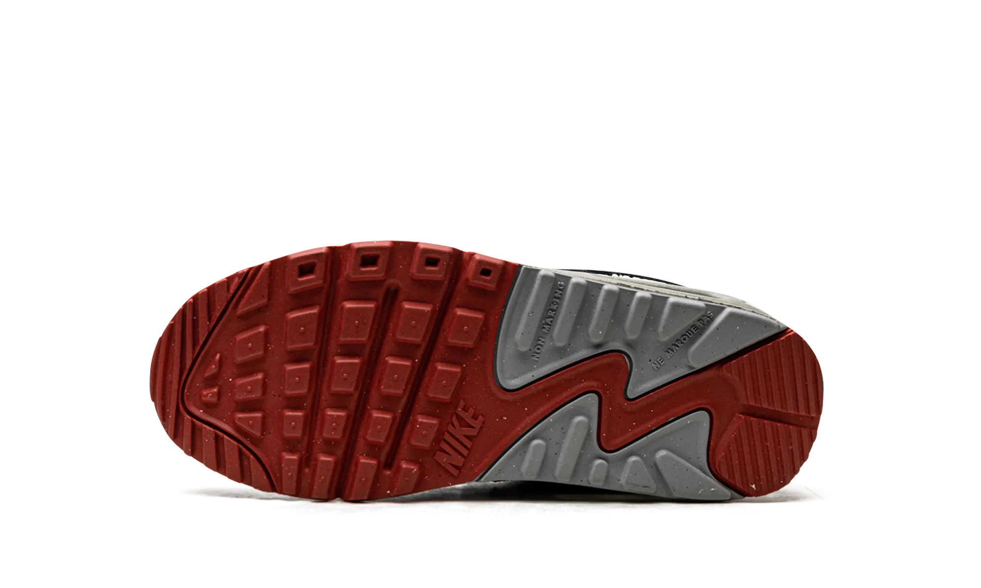 Air Max 90 GS "LTR Photon Dust Varsity Red" nike grade school kids sneakers