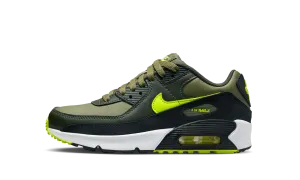 Air Max 90 Leather GS "Medium Olive Volt" Nike Grade School styles