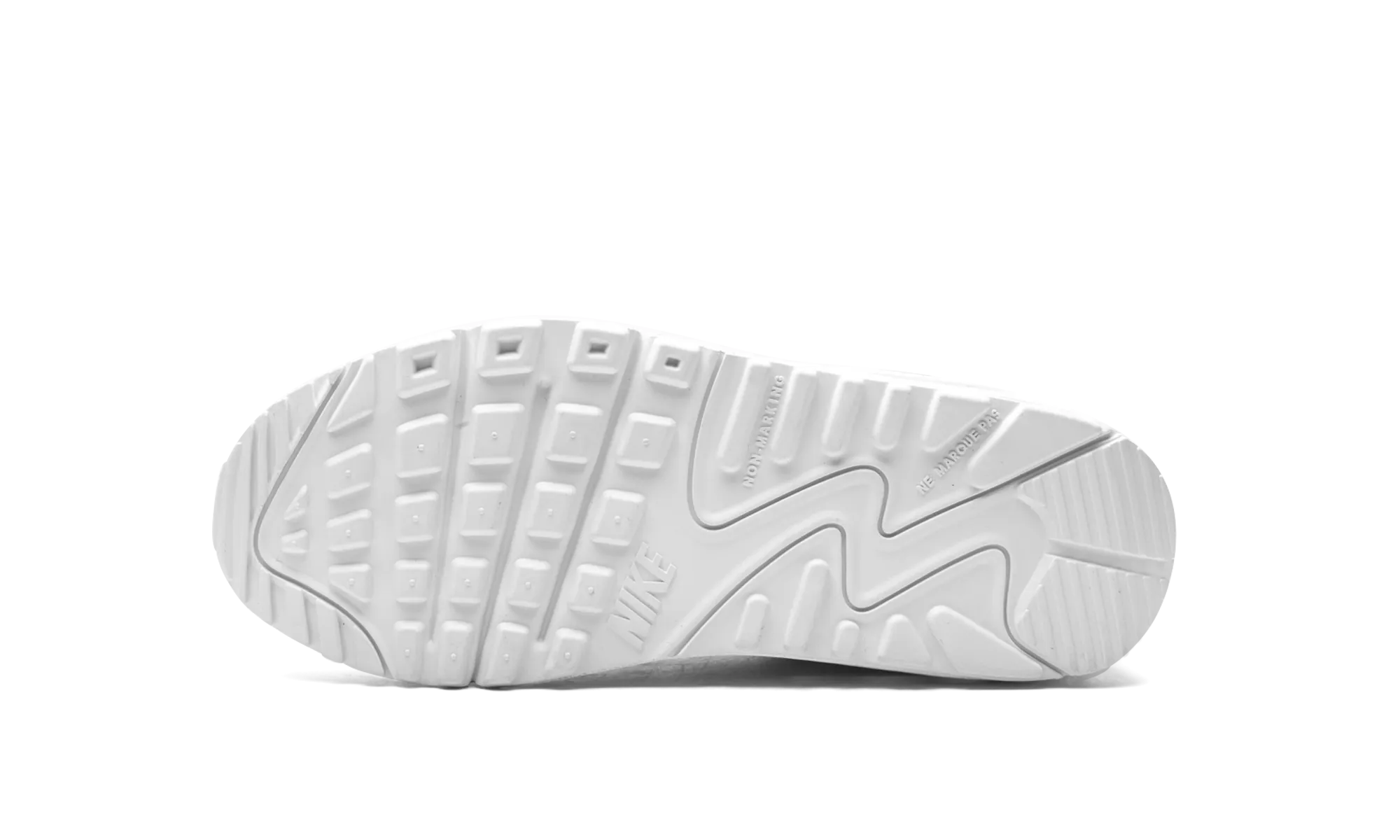 Air Max 90 Leather GS Triple nike grade school kids sneakers
