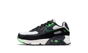 Air Max 90 Leather SE PS "Black Scream Green" Nike Pre School shoes