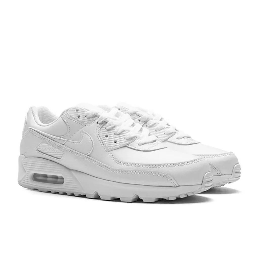 Air Max 90 LTR (GS) - White/Metallic Silver Nike Lightweight Everyday Shoes