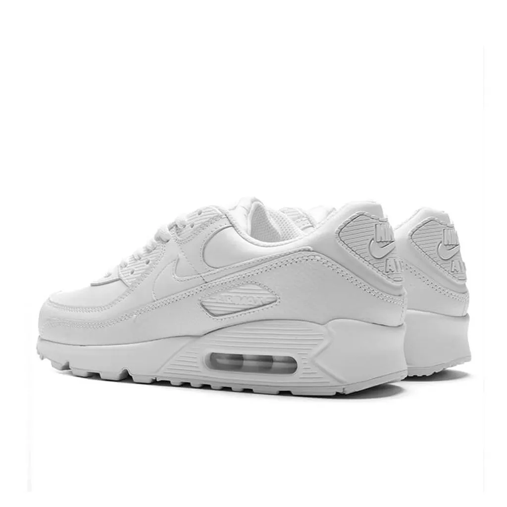 Air Max 90 LTR (GS) - White/Metallic Silver Nike Lightweight Everyday Shoes