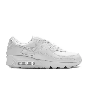 Air Max 90 LTR (GS) - White/Metallic Silver Nike everyday shoes with mesh upper