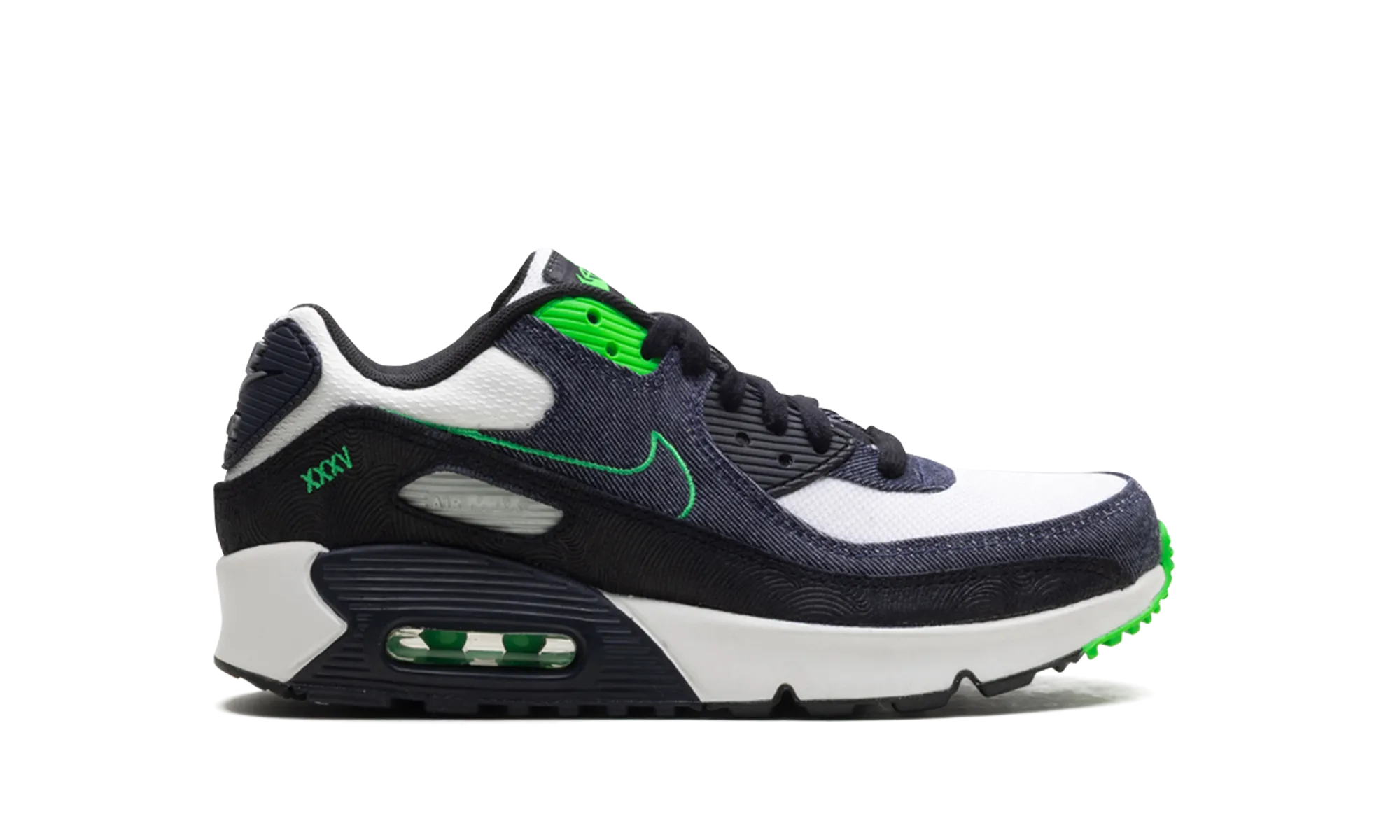 AIR MAX 90 LTR SE GS "Scream Green" nike school-ready sneakers