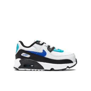 Air Max 90 LTR (TD) - Black/Hyper Blue Nike trainers with responsive foam