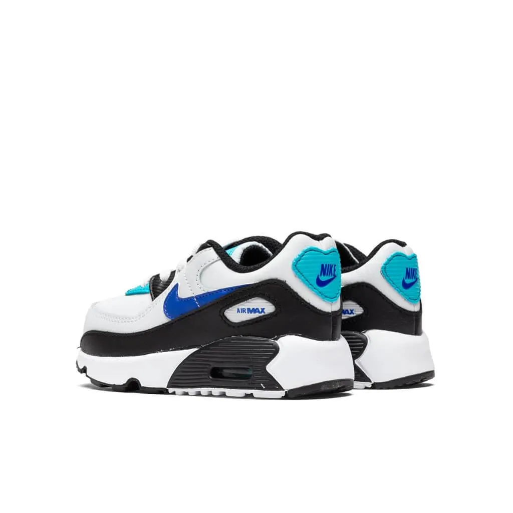 Air Max 90 LTR (TD) - Black/Hyper Blue Nike Foam Comfort Trainers