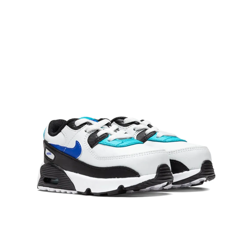 Air Max 90 LTR (TD) - Black/Hyper Blue Nike Foam Comfort Trainers