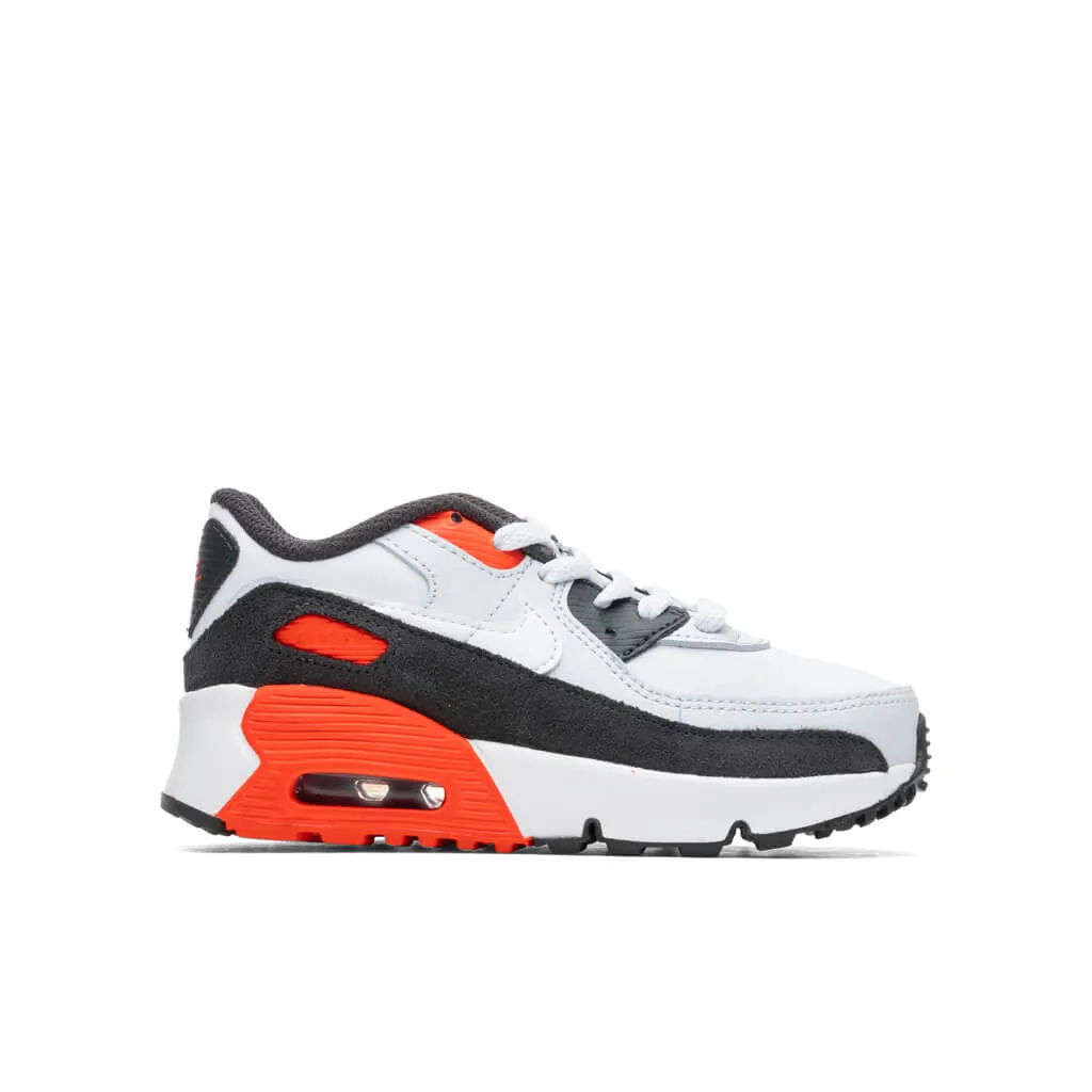 Air Max 90 LTR (TD) - Football Grey/White Nike shoes with cushioned air sole