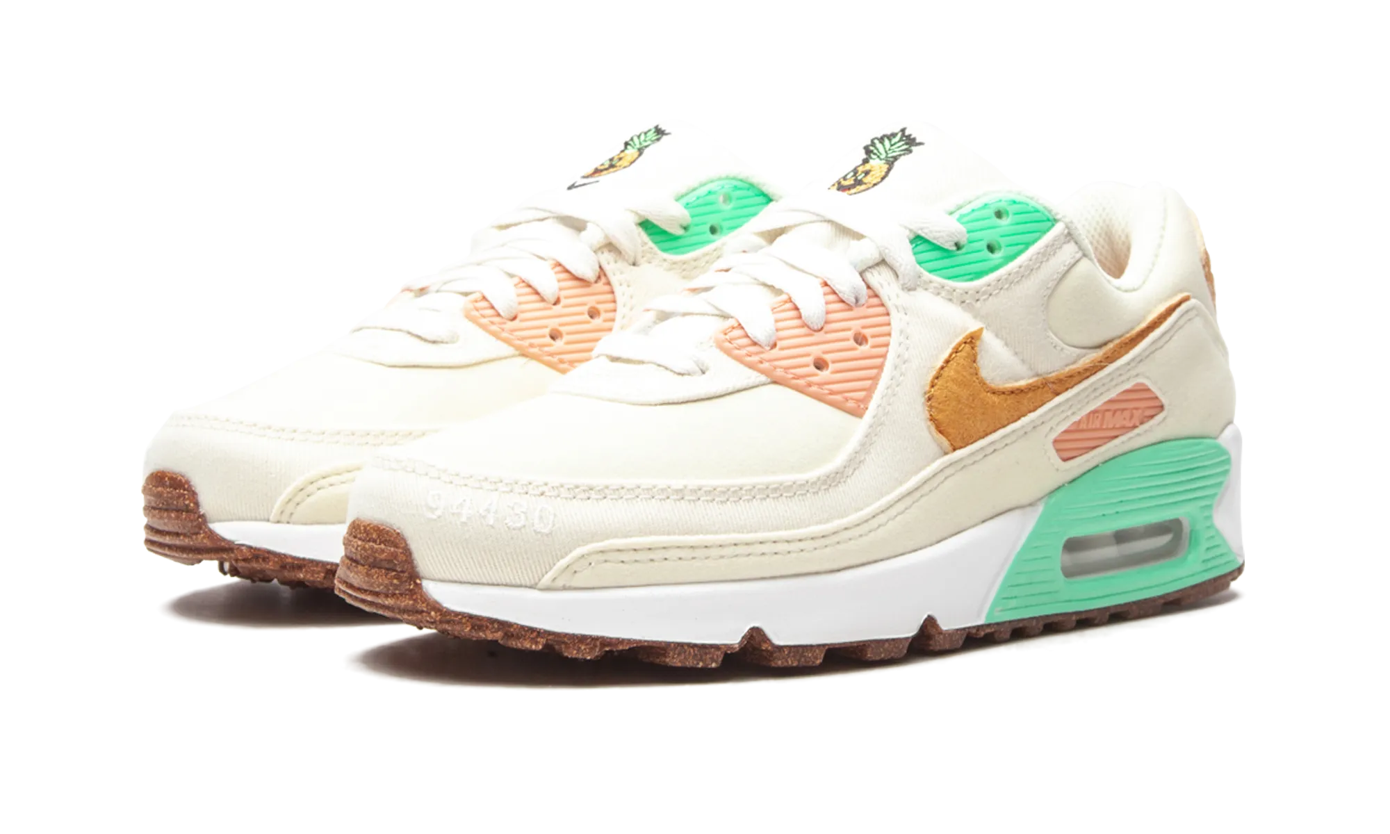 AIR MAX 90 LX MNS WMNS "Happy Pineapple" nike womens casual sneakers