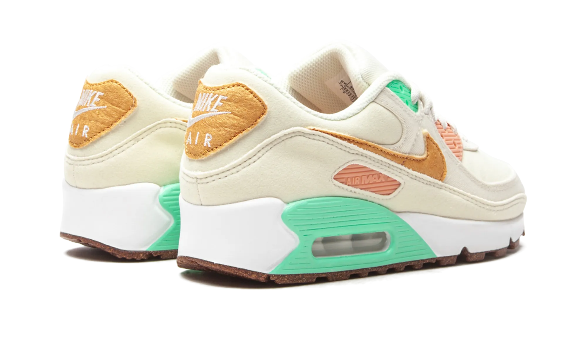 AIR MAX 90 LX MNS WMNS "Happy Pineapple" nike womens casual sneakers