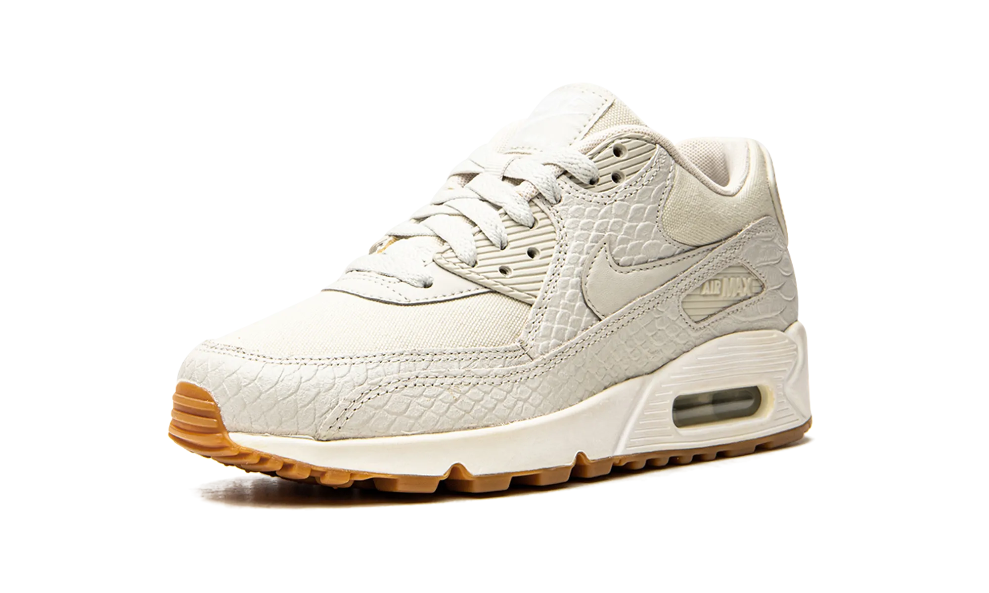 AIR MAX 90 MNS WMNS "Light Bone Snakeskin" nike stylish womens footwear