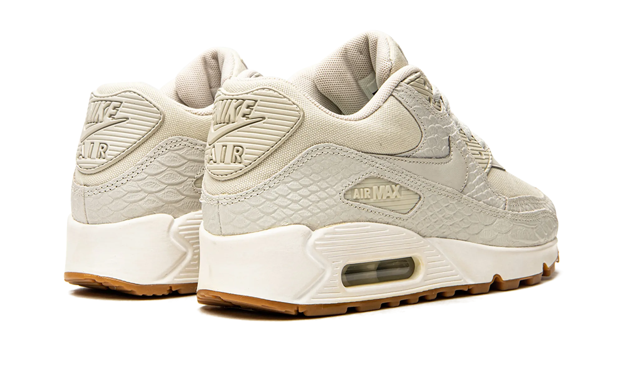 AIR MAX 90 MNS WMNS "Light Bone Snakeskin" nike stylish womens footwear