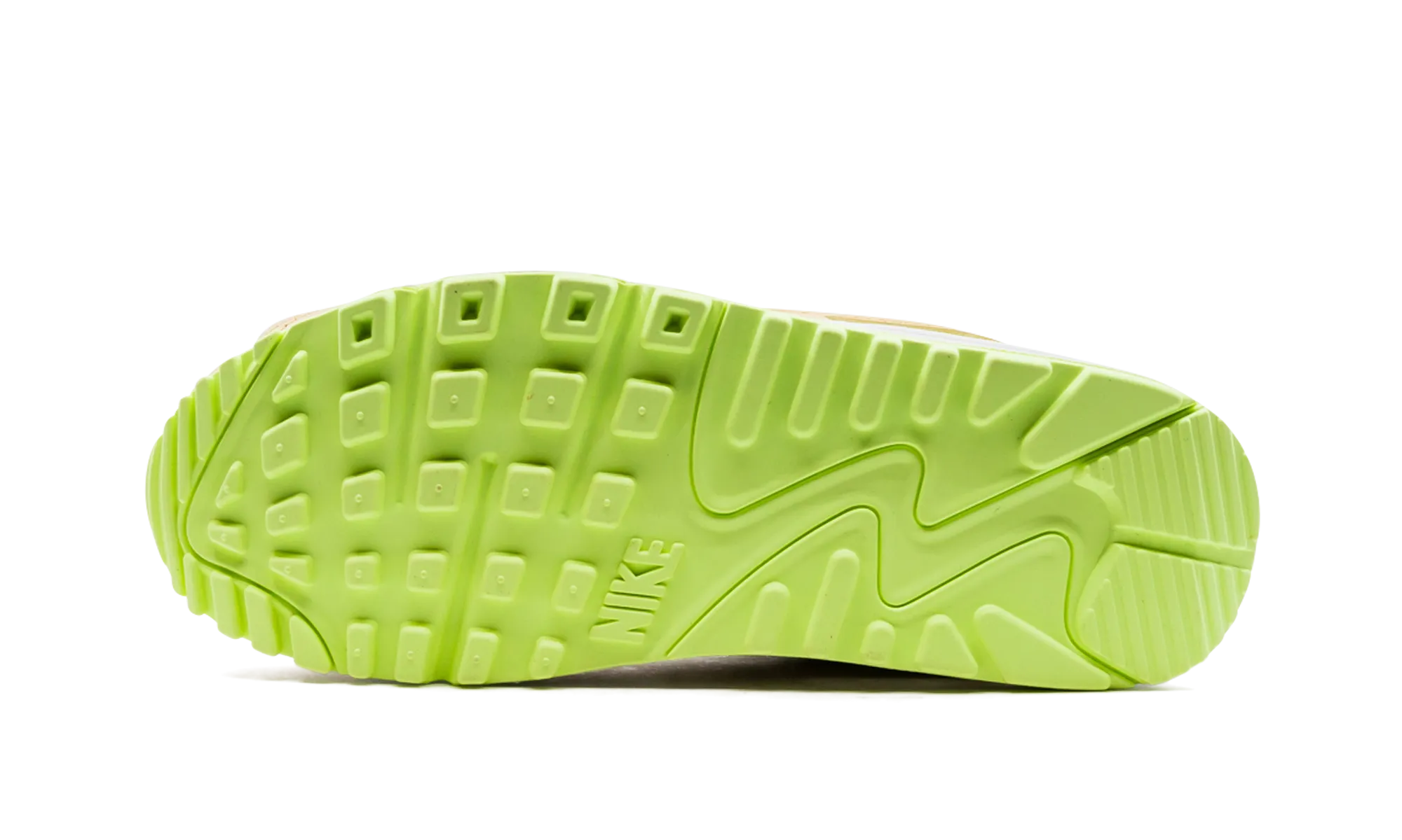 AIR MAX 90 MNS WMNS "Sesame / Barely Volt" nike womens casual sneakers
