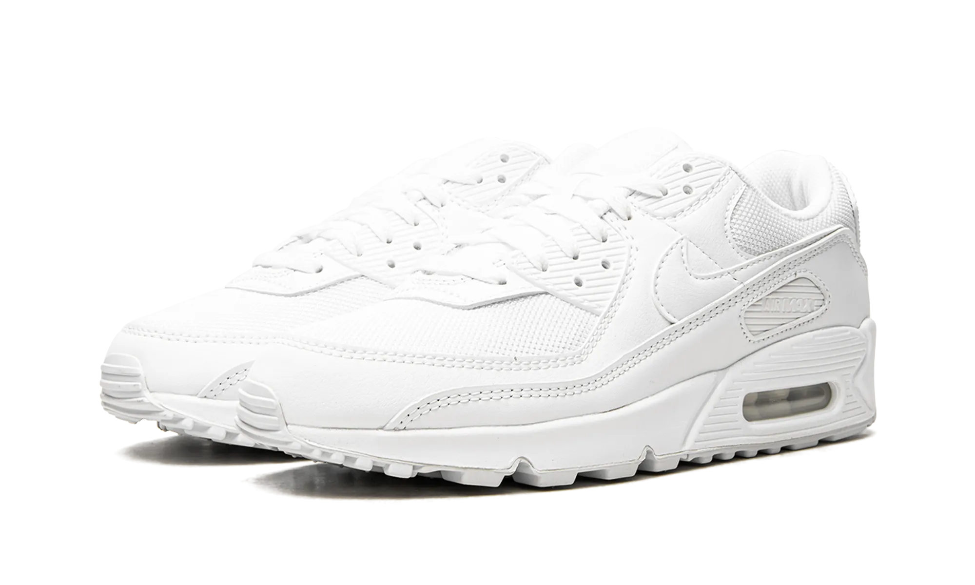 AIR MAX 90 MNS WMNS "Triple White" nike womens casual sneakers