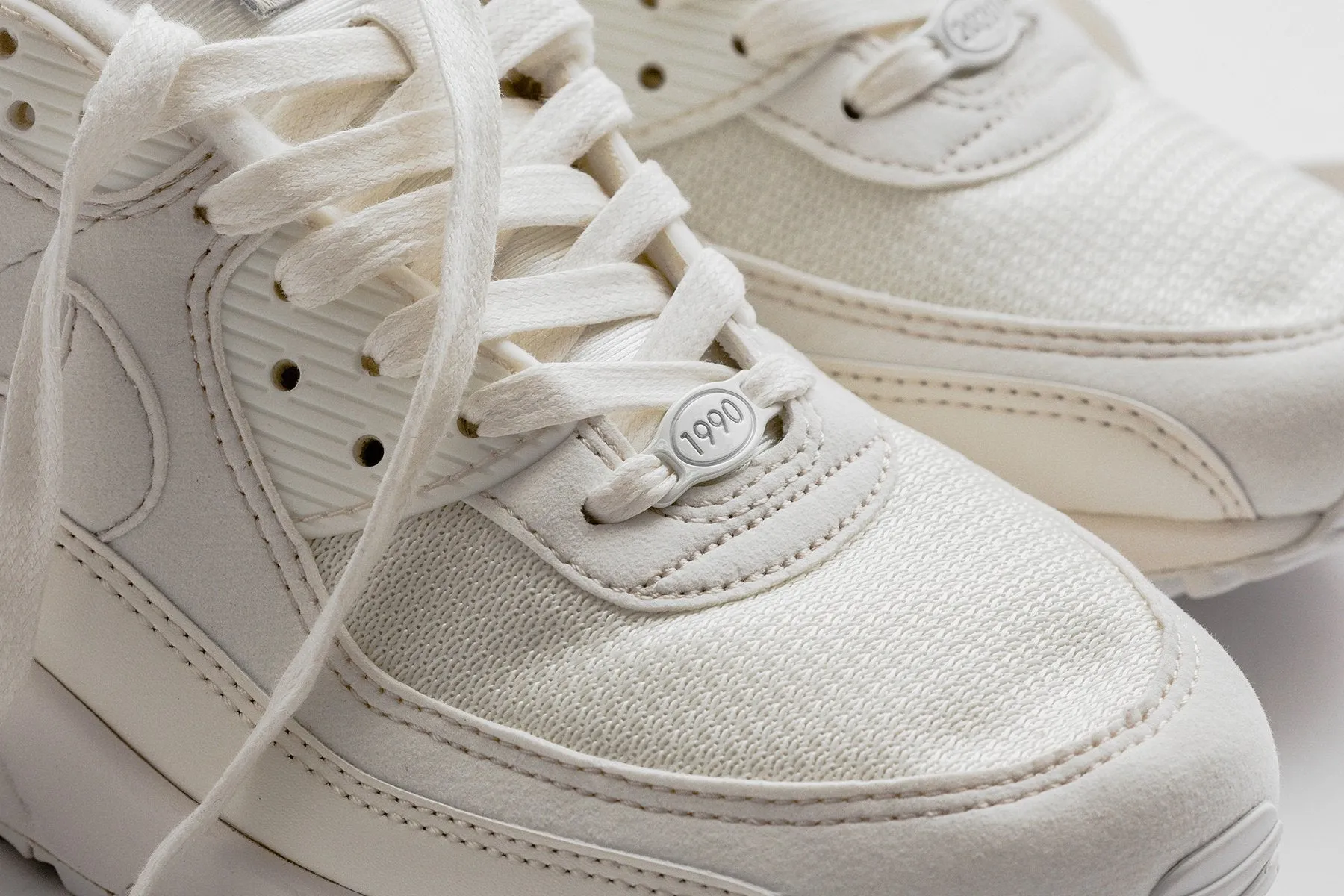 Air Max 90 NRG - Sail/Sail Nike Cushioned Mesh Sneakers