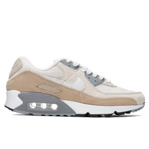 Air Max 90 Premium - Hemp/Summit White/Sanddrift Nike shoes with cushioned air sole