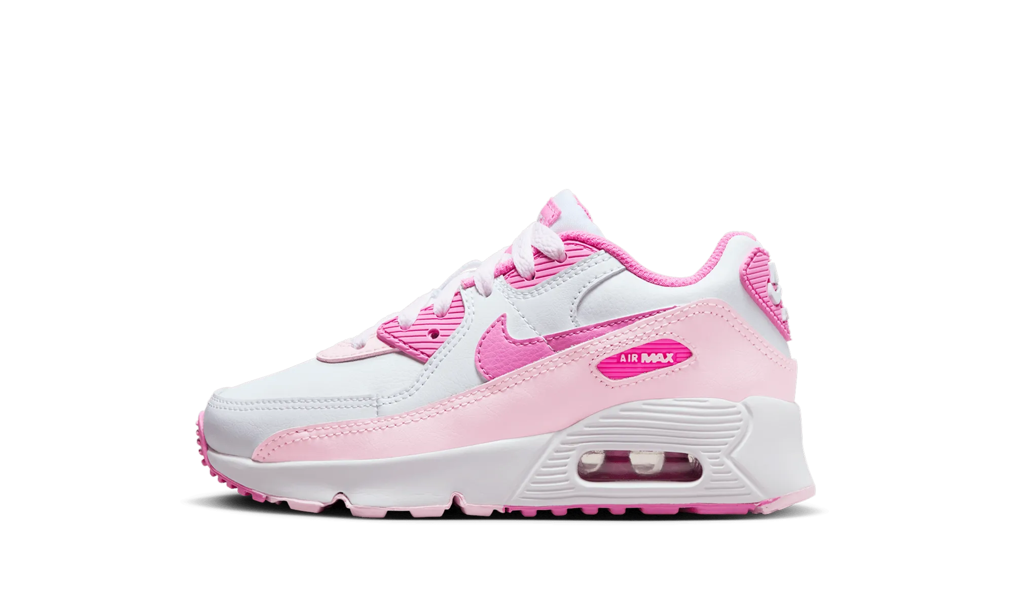 Air Max 90 PS "White Pink Foam Playful Pink" Nike Pre School shoes