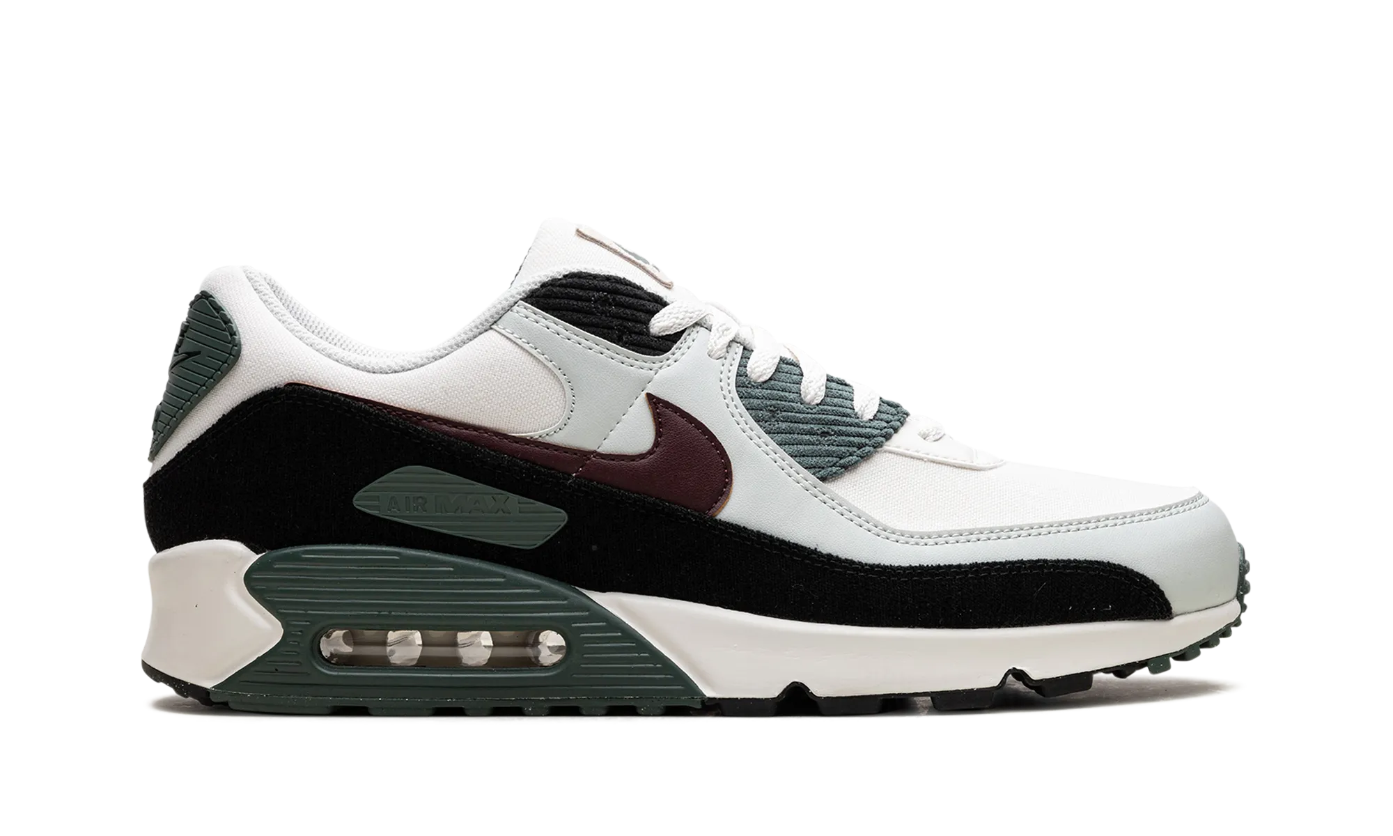 Air Max 90 "Burgundy Crush Vintage Green" nike mens sport sneakers