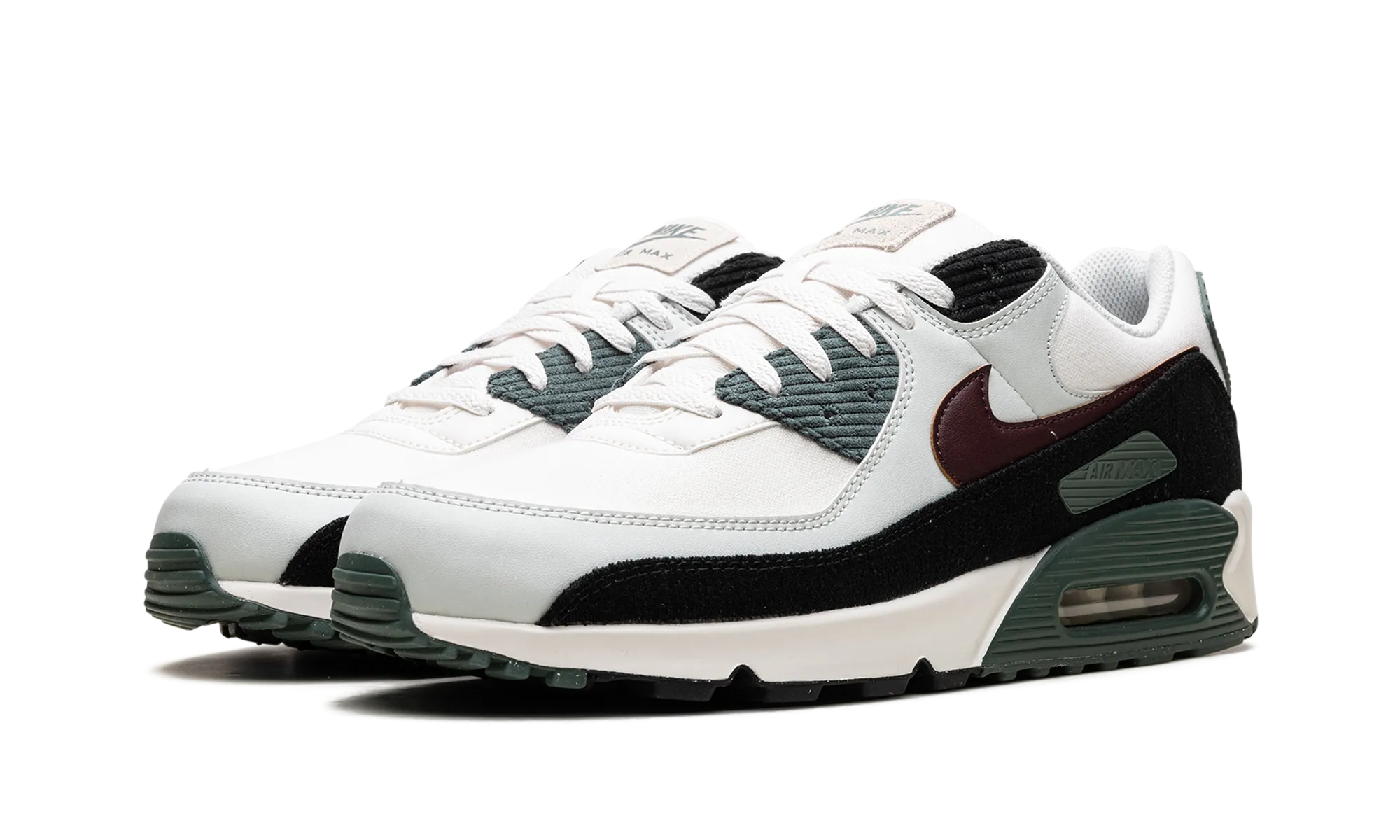 Air Max 90 "Burgundy Crush Vintage Green" nike mens sport sneakers