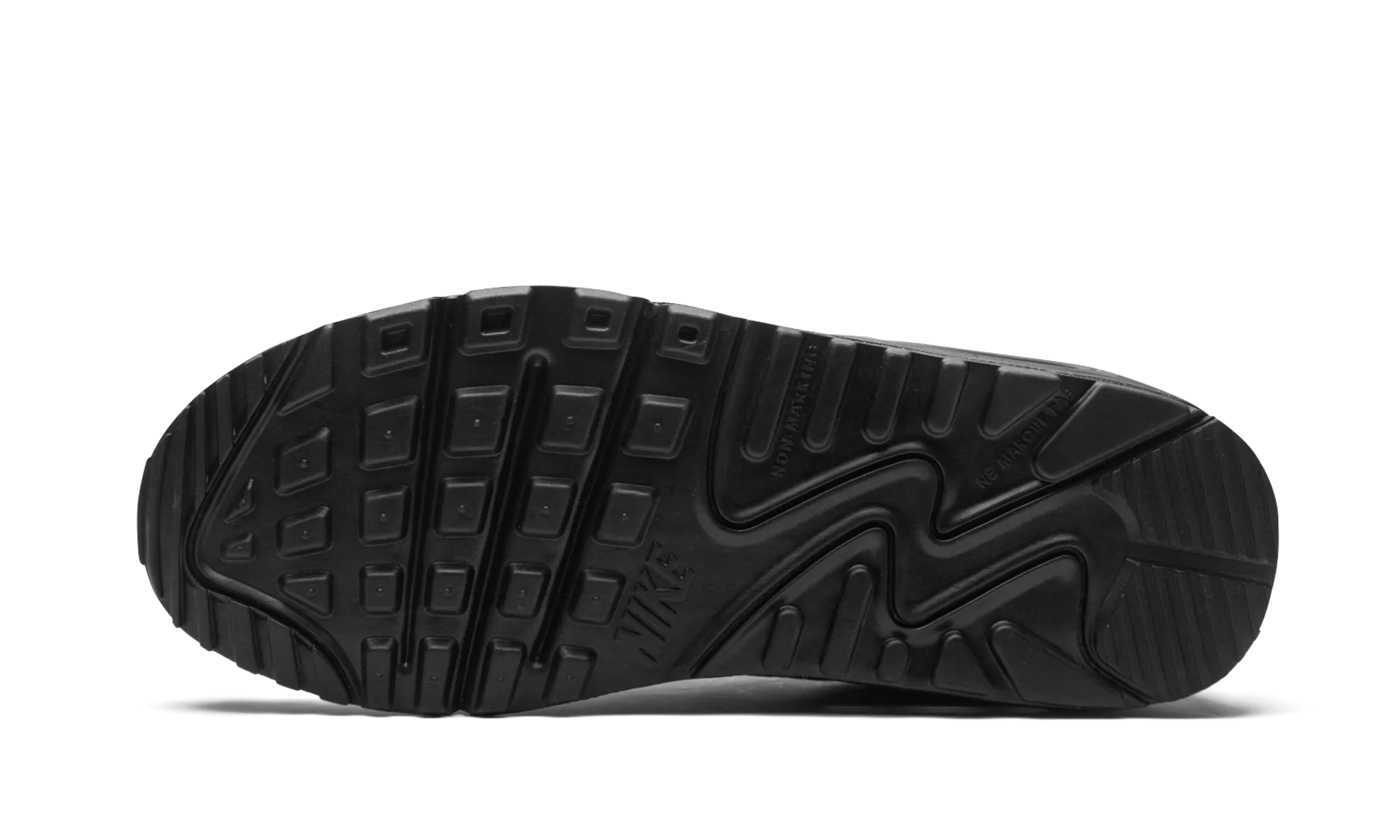 Air Max 90 "Triple Black" nike grade school kids sneakers