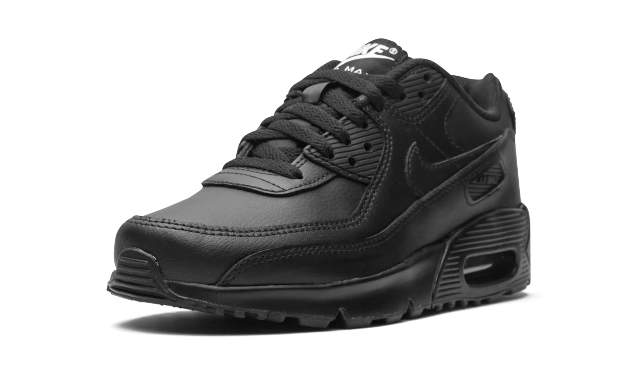 Air Max 90 "Triple Black" nike grade school kids sneakers